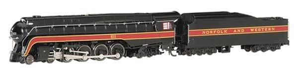 BAC53253 N Scale Class J 4-8-4 Econami Sound & DCC Norfolk & Western Train No.611