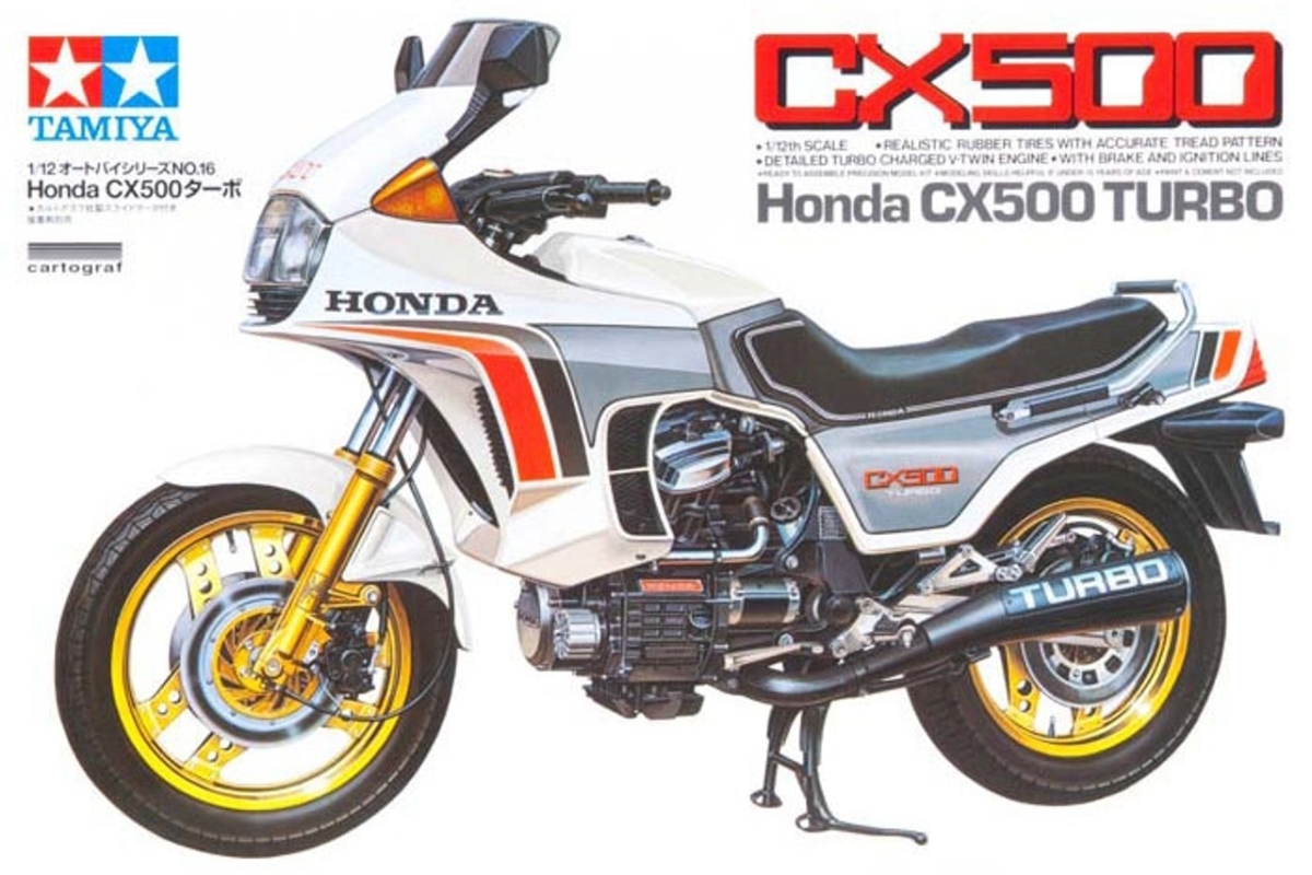 TAM14016 1-12 Scale Honda CX500 Turbo Kit