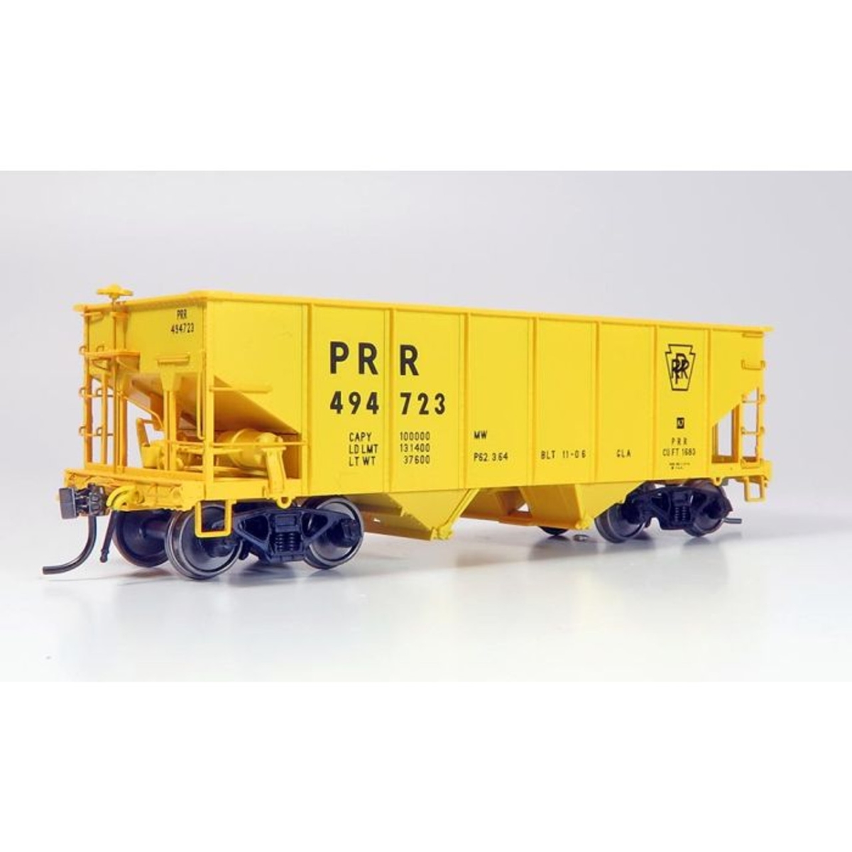 Picture of Rapido RAP148012 HO Scale Pennsylvania GLa 2-Bay MOW Service Hopper - Pack of 3