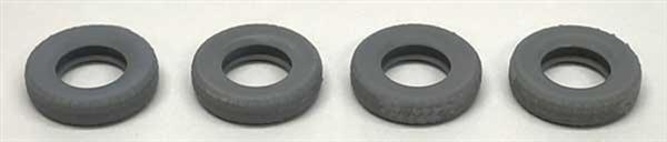 TCPPPM31541 Single Tire HO Scale Phoenix Precision Models - Pack of 4