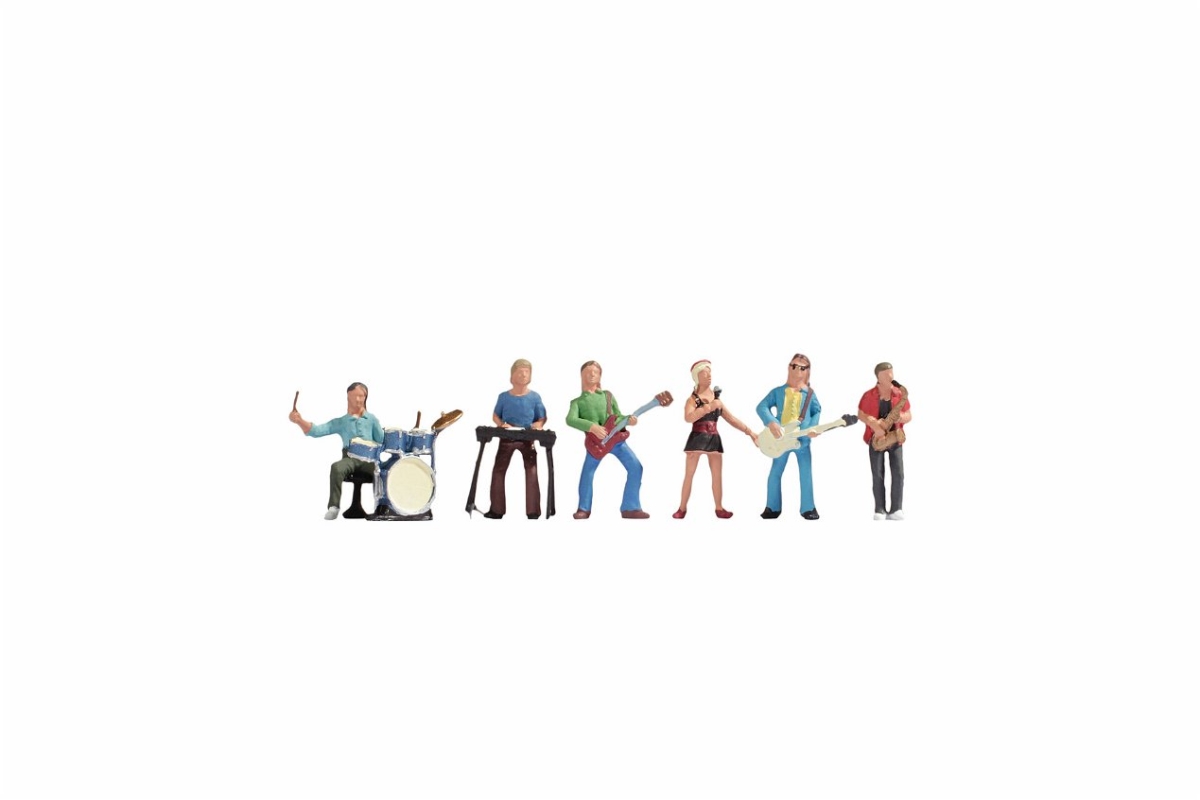 Picture of Noch NOC15839 HO Scale Music Band Rock Figures