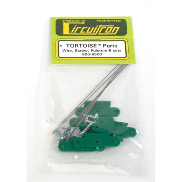 CIR6500 Tortoise Switch Machine Replacement Spring Wire Retaining Screw & Fulm - Set of 6