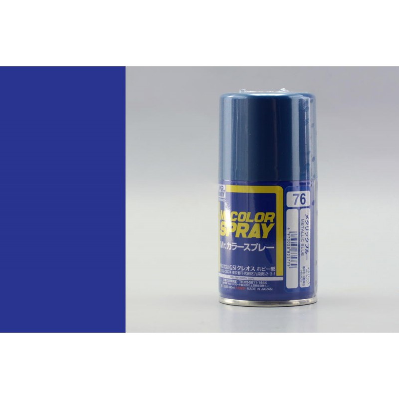 GUZS76 Metallic Blue Paint Spray