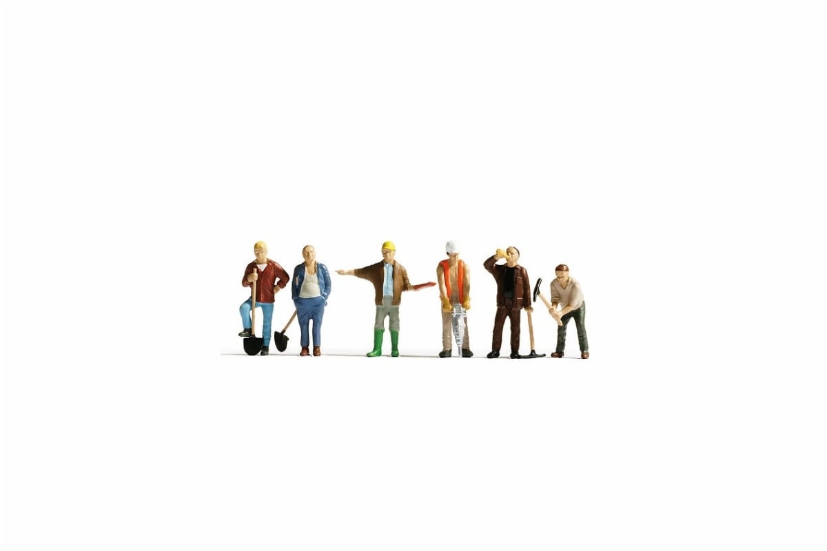 Picture of Noch NOC15110 HO Scale Construction Workers Figures