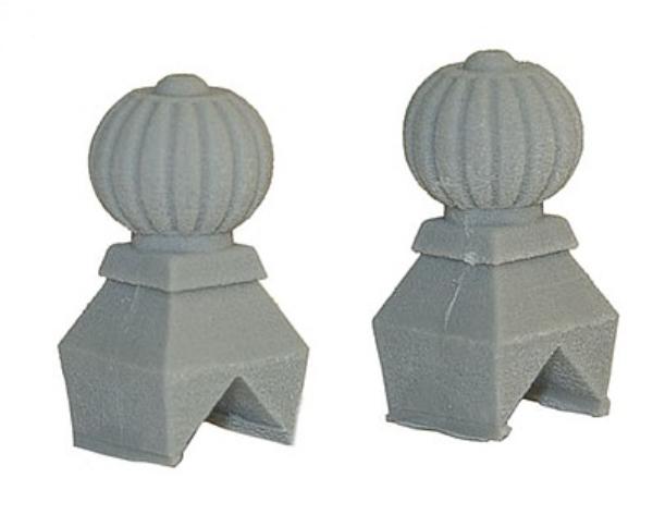 BSM04036 O Scale Rooftop Turbine - Pack of 2