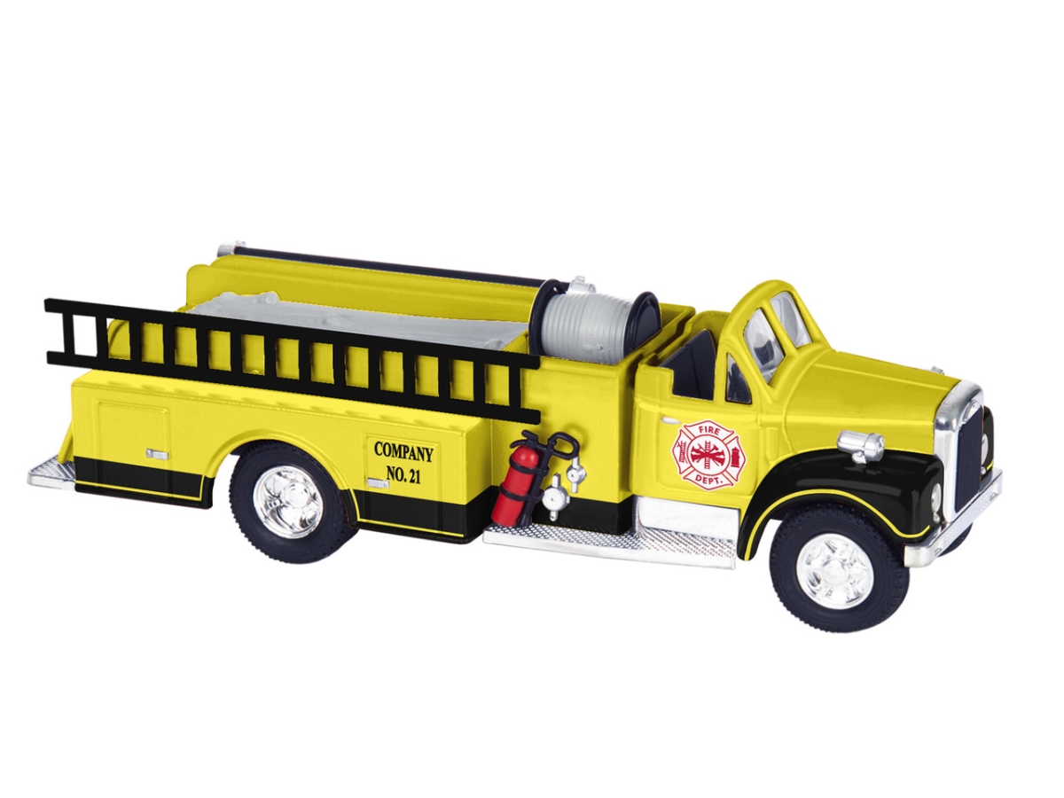 LNL2230070 O Scale Yellow Fire Truck