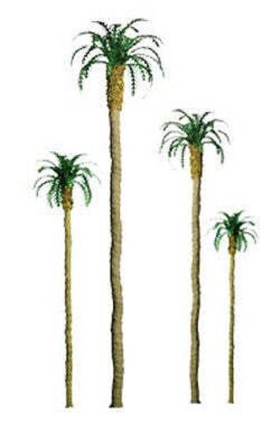 JTT94237 2.5 in. N Scale Pro Elite Model Palm Tree - Pack of 4