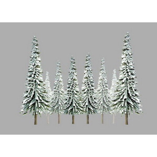JTT92005 1-2 in. Z Scale Super Scenic Snow Pine Tree, Pack of 55