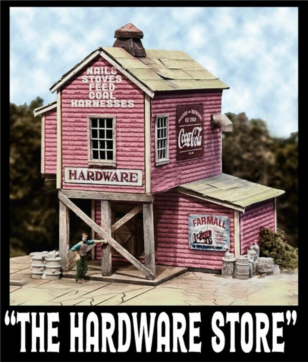 Picture of Bar Mills BSM5042 HO Scale The Hardware Store Building Kit