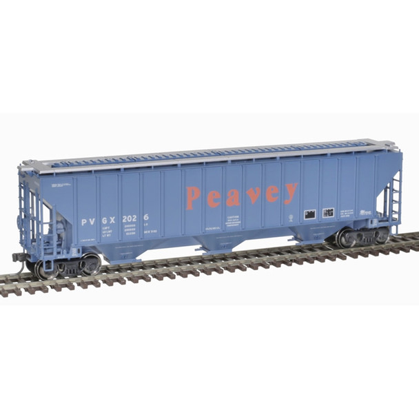ATL20006656 HO Scale Peavey Tman Thrall 4750 Covered Hopper No.2026 Model Train