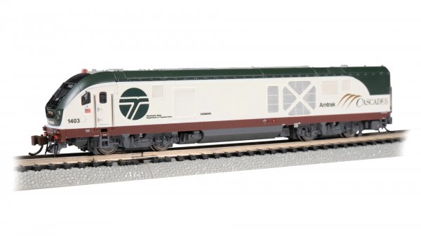 BAC67954 N Scale Siemens SC-44 Charger Amtrak Cascades No.1403 Model Train