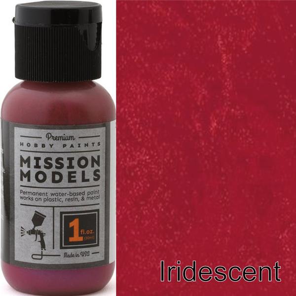 MMP158 1 oz Hobby Acrylic Paint, Iridescent Candy Red