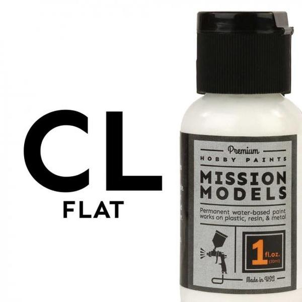 MMPA004 1 oz Hobby Acrylic Paint, Flat Clear Coat