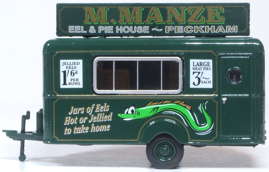 OXD87TR018 HO Scale Mobile Trailer M. Manze Model Car