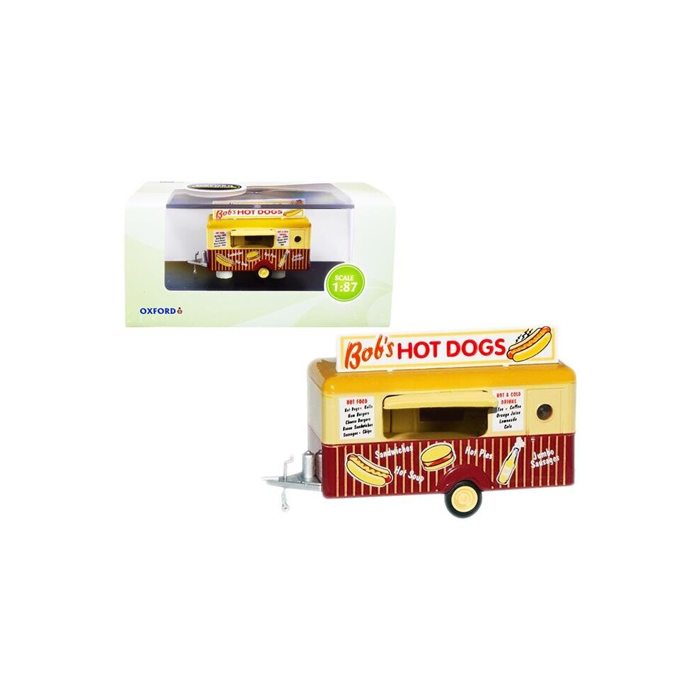 OXD87TR001 HO Scale Bobs Hot Dogs Mobile Trailer Model Truck