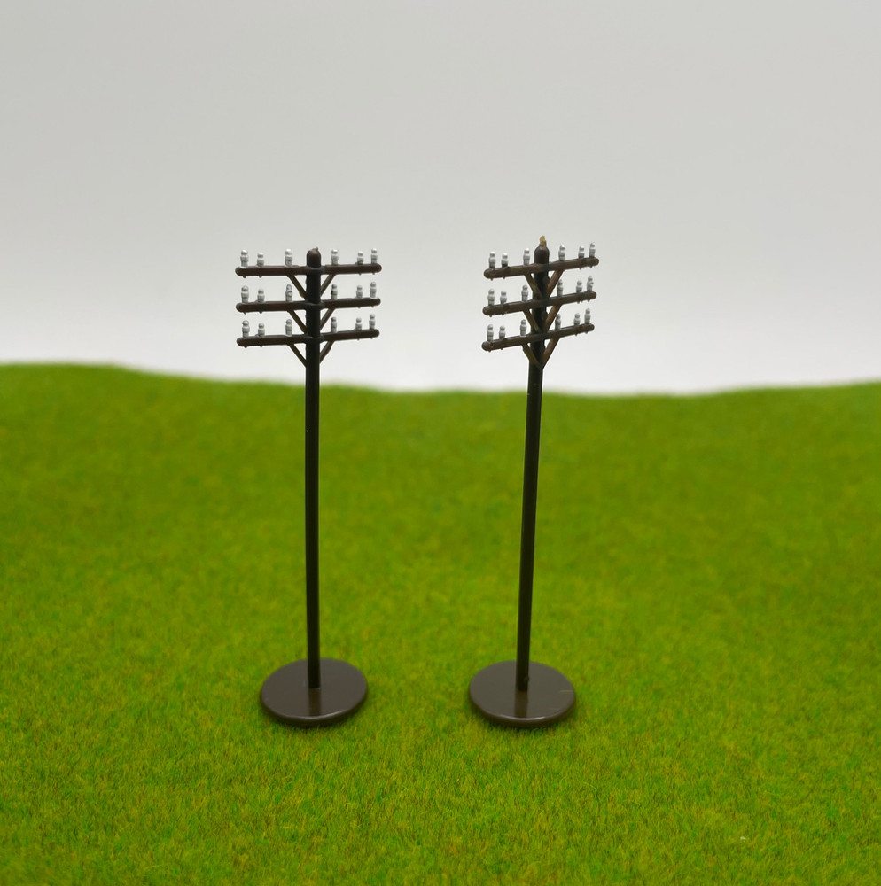 RIH022100 HO Scale Telephone Poles - Pack of 12