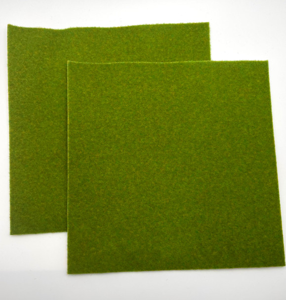 RIH024405 All Scale Scenery Spring Grass Sheets, Green - Set of 4