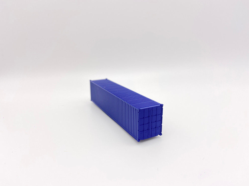 RIH033105 N Scale 40 ft. Containers Model Train, Dark Blue - Pack of 3