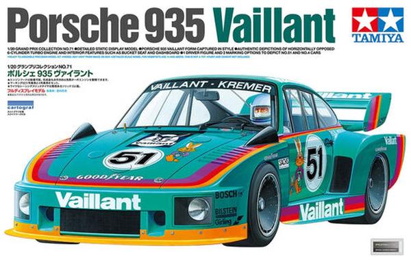 TAM20071 1-20 Scale Porsche 935 Vaillant Diecast Model Car