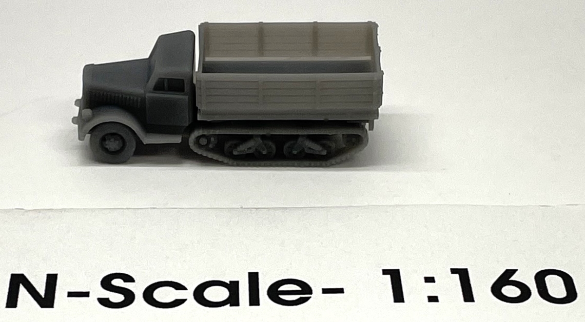 TCPPPM30040 N Scale Empty Military Half-Truck