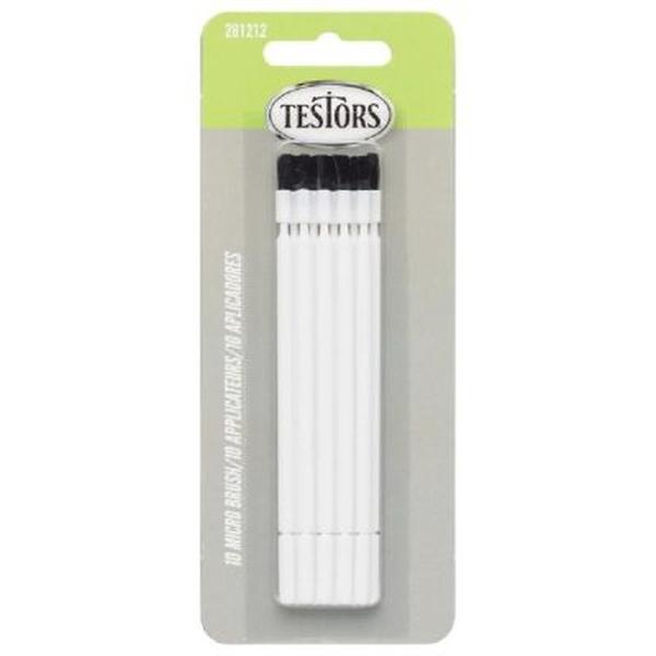 TES281212 Micro Brush Set, Gray - 10 Piece