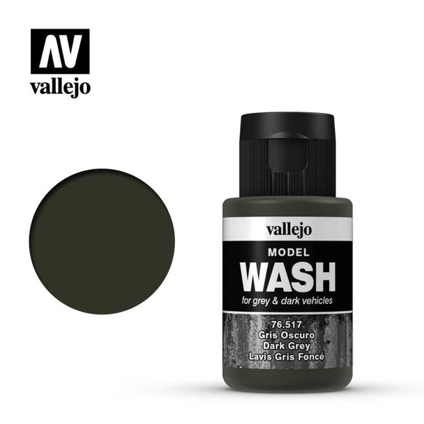 Picture of Vallejo Paint VLJ76517 35 ml Model Wash&#44; Dark Grey