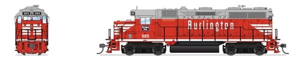 BLI7535 HO Scale Chicago, Burlington & Quincy EMD GP35 No. 992 Model Train