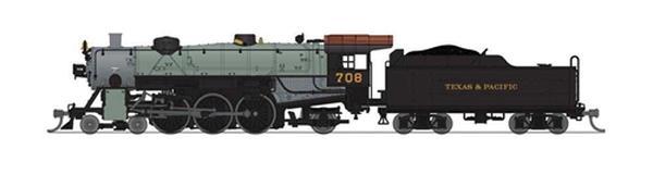 BLI8010 N Scale USRA 4-6-2 Light Pacific Sound & DCC Paragon4 Texas & Pacific No. 708 Model Train
