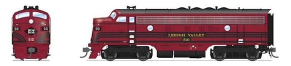 BLI8172 HO Scale EMD F3A Sound & DCC Paragon4 Lehigh Valley No. 512 Model Train