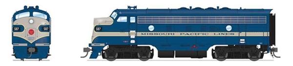 BLI8207 HO Scale EMD F7A Sound & DCC Paragon4 Missouri Pacific No. 586 Model Train -  Broadway