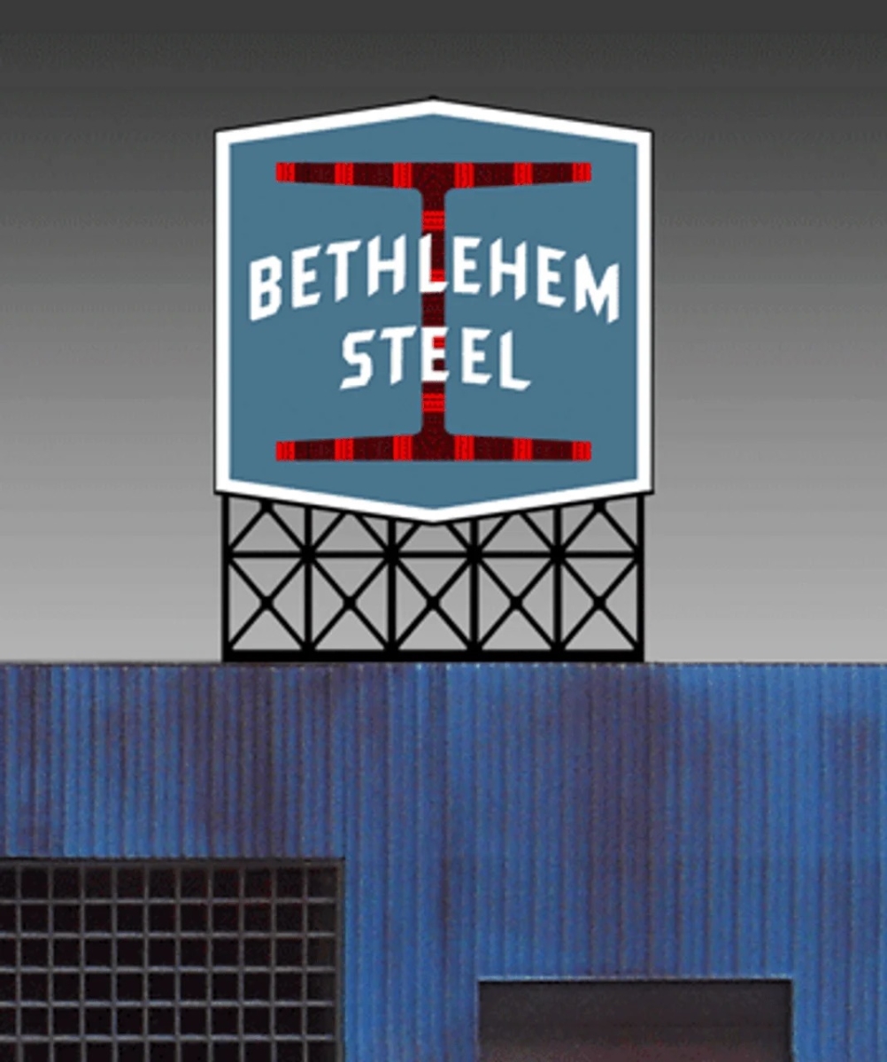 Picture of Miller Engineering MIE5282 N Scale Bethlehem Steel Billboard