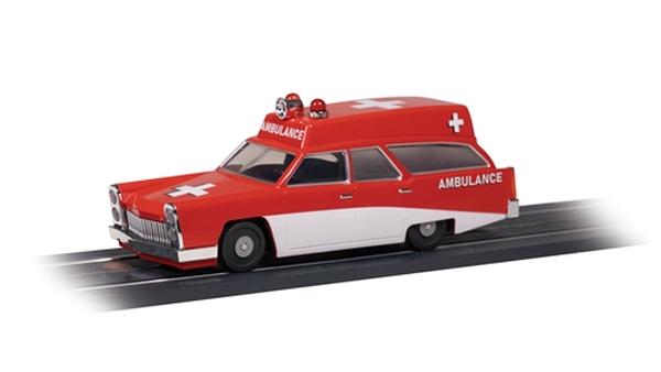 BAC42743 G Scale Station Wagon Ambulance 3-Rail Williams E-Z Street Model Ambulance Car