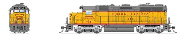 BLI7549 HO Scale Union Pacific EMD GP35 No. 757 Model Train