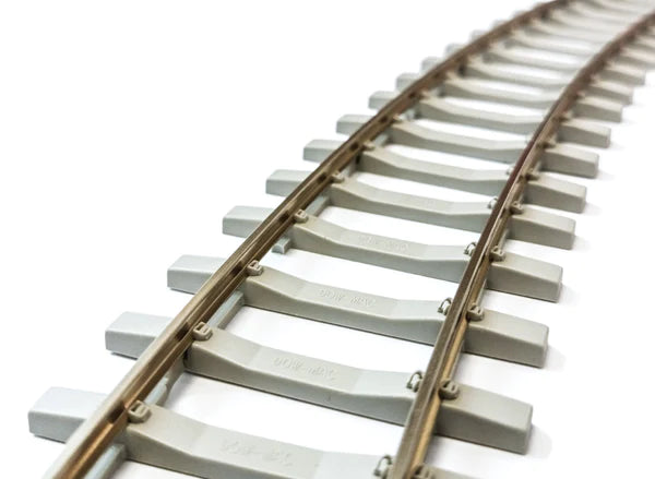PCOSL-702FB 7 mm 12 yd Fine Scale O Gauge Flexi Track, Flat Bottom Concrete Sleeper Track