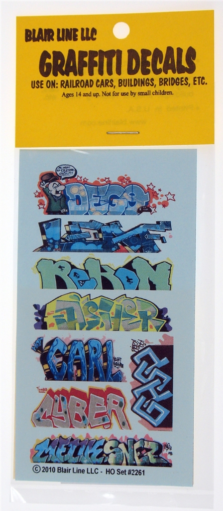 Picture of Blairline BLR2261 HO Graffiti Mega Set No.12