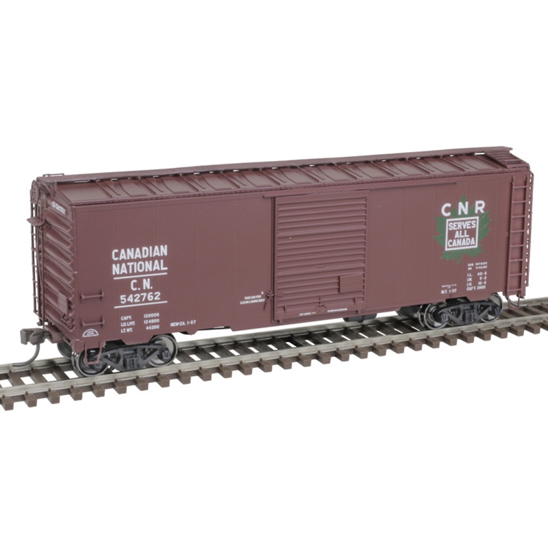 ATL20006832 40 ft. No.543345 HO Scale Canadian National Postwar Model Train Box Car