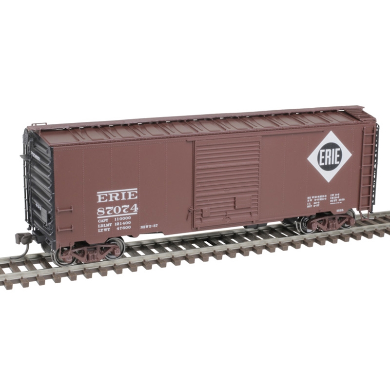 ATL20006819 40 ft. No.87187 HO Scale Erie Postwar Model Train Box Car