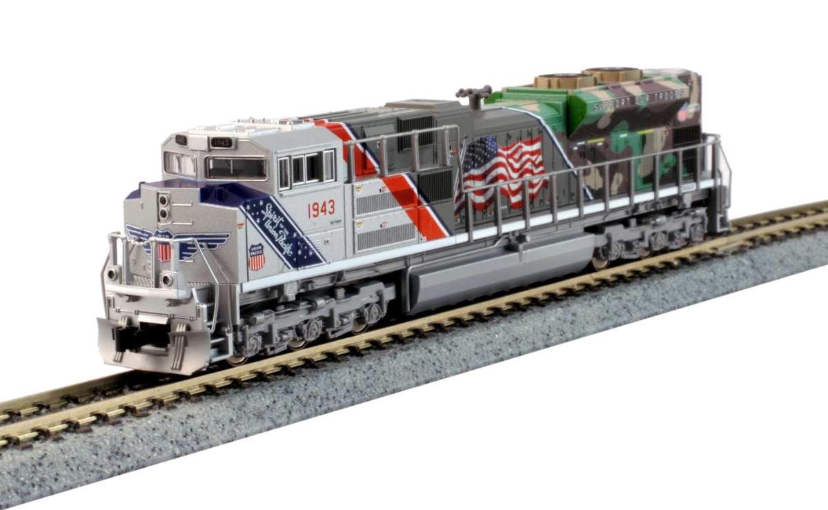 KAT1761943 1943 N Scale Union Pacific The Spirit EMD SD70ACe Nose Headlight Version Model Train