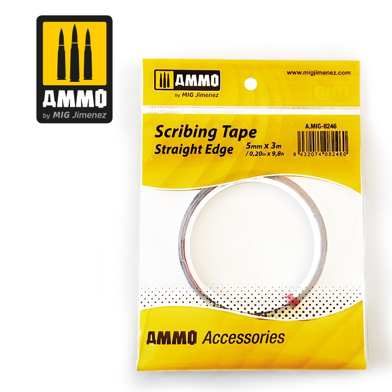 8246 5 mm x 3 m Straight Edge Scribing Tape