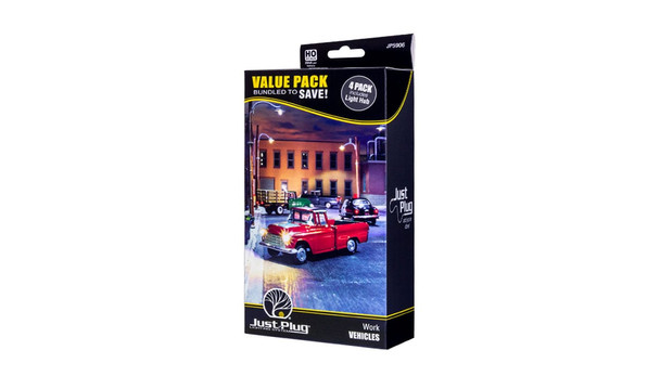 WOO5906 HO Scale Work Vehicle Value Pack Model Train