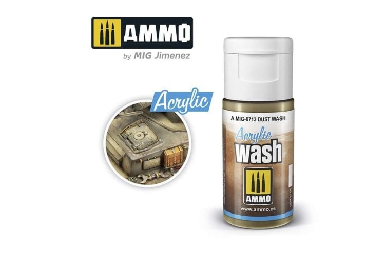 MIG0713 15 ml Acrylic Wash Effects Jar, Dust