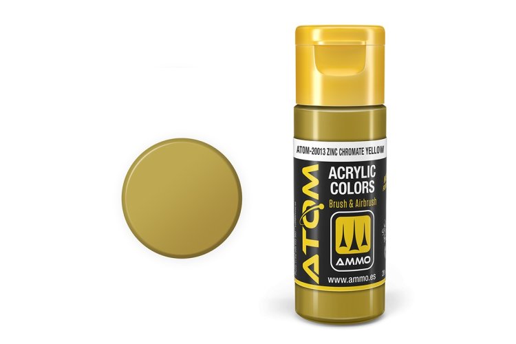 MIG20013 20 ml Acrylic Paint Bottle, Zinc Chromate Yellow