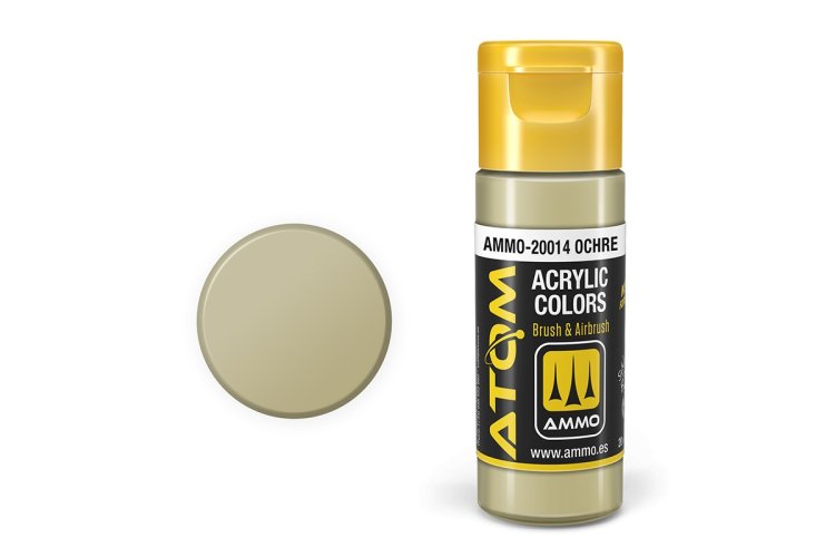 MIG20014 20 ml Acrylic Paint Bottle, Ochre
