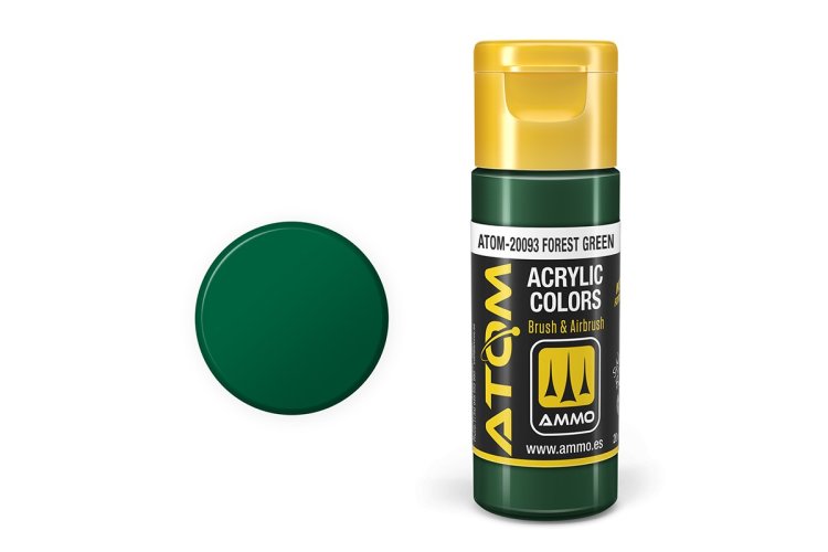 MIG20093 20 ml Acrylic Paint Bottle, Forest Green