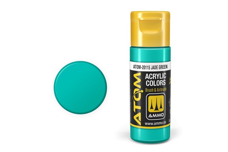 MIG20115 20 ml Acrylic Paint Bottle, Jade Green