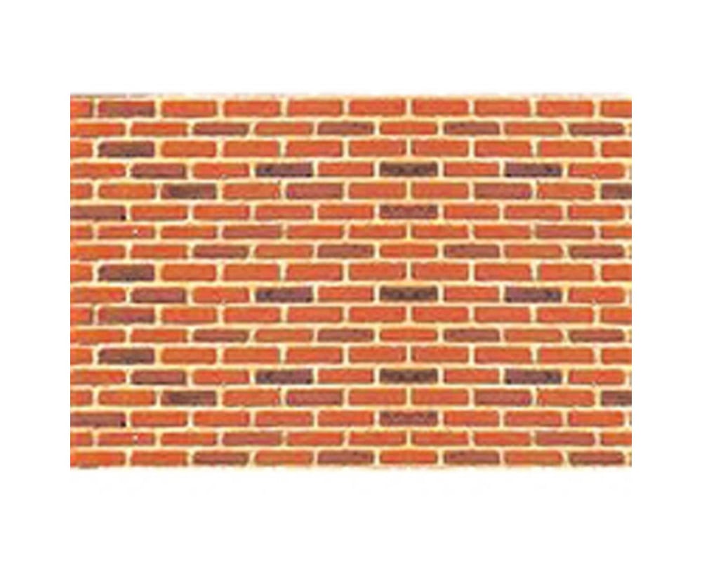 JTT97424 7.5 x 12 in. 1-24 Scale Brick Sheet - Pack of 2