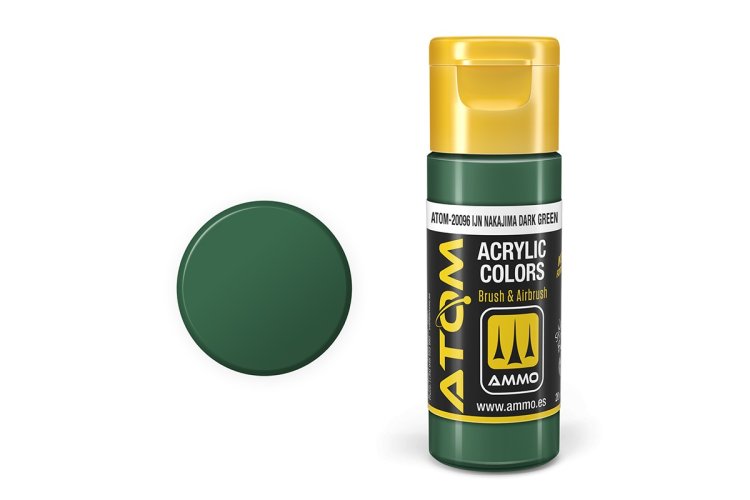 MIG20096 20 ml Acrylic IJN Paint Bottle, Nakajima Dark Green