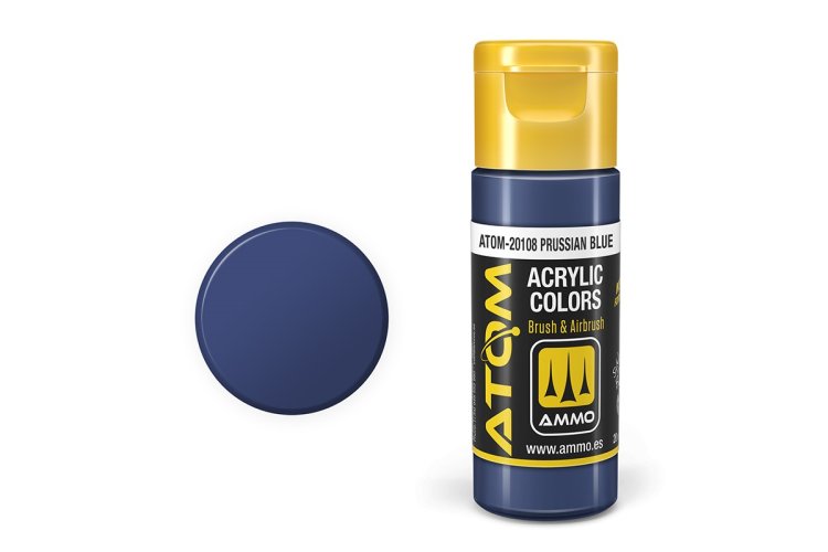 MIG20108 20 ml Acrylic Paint Bottle, Prussian Blue