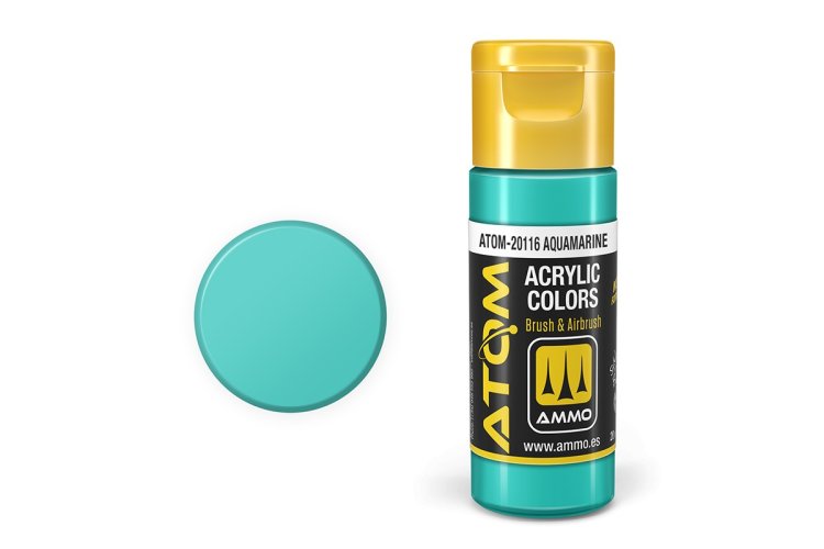 MIG20116 20 ml Acrylic Paint Bottle, Aquamarine