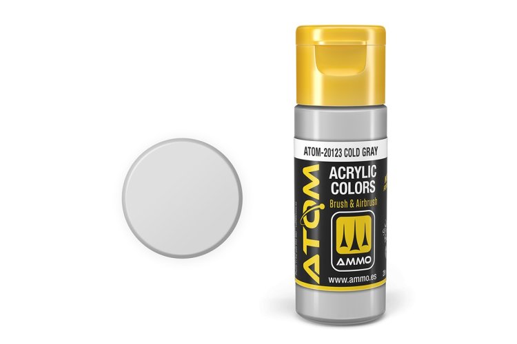 MIG20123 20 ml Acrylic Paint Bottle, Cold Gray